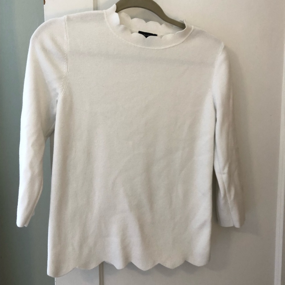 Nordstrom Scallop Sweater
